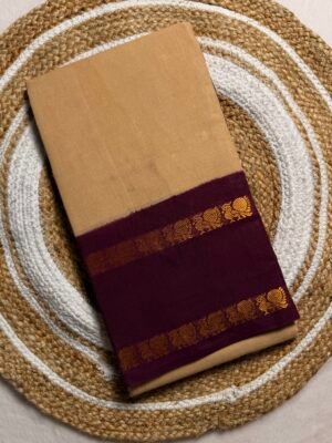 Traditional Madurai Sungudi Cotton Saree with Blouse Piece