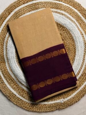 Traditional Madurai Sungudi Cotton Saree with Blouse Piece
