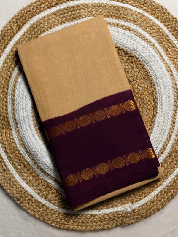 Traditional Madurai Sungudi Cotton Saree with Blouse Piece