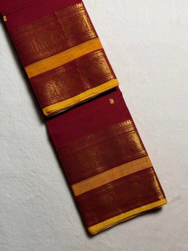 Premium Zari Kanchi Cotton Saree