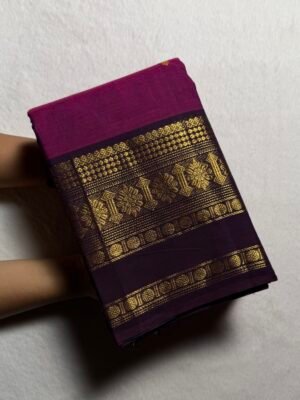 Premium Zari Kanchi Cotton Saree
