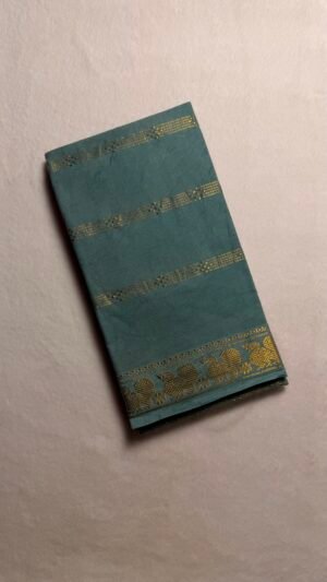 Traditional Madurai Sungudi Cotton Saree with Blouse Piece