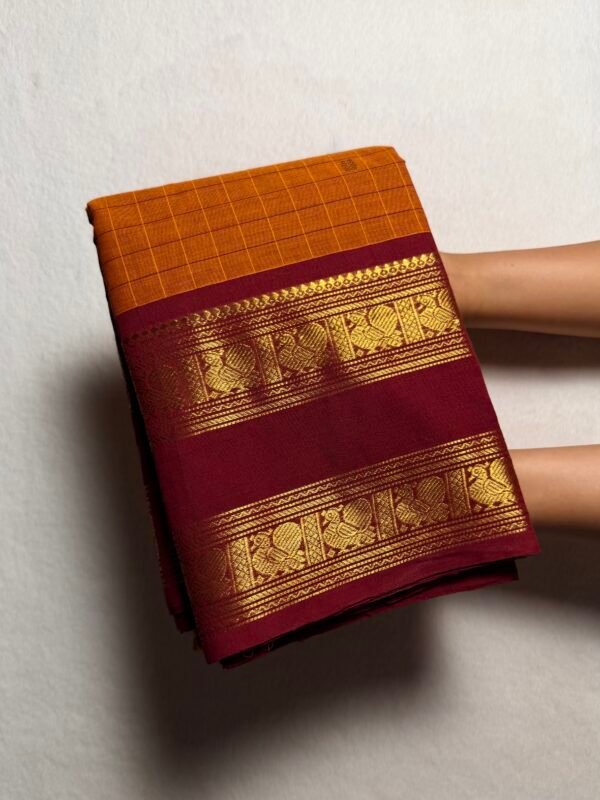 Vintage Premium Zari Kanchi Cotton Saree