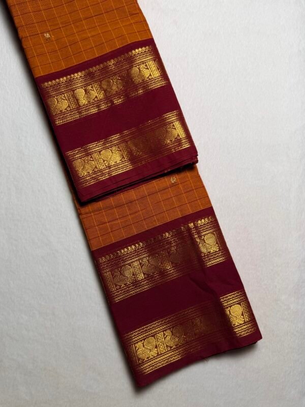 Vintage Premium Zari Kanchi Cotton Saree