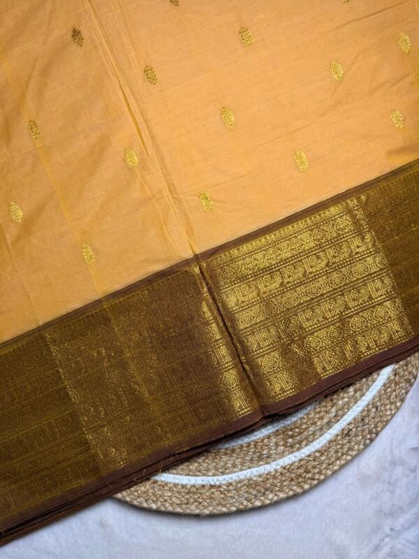 Grand Pallu Premium Zari Kanchi Cotton Saree