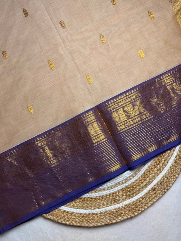 Grand Pallu Premium Zari Kanchi Cotton Saree