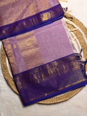 Grand Pallu Premium Zari Kanchi Cotton Saree