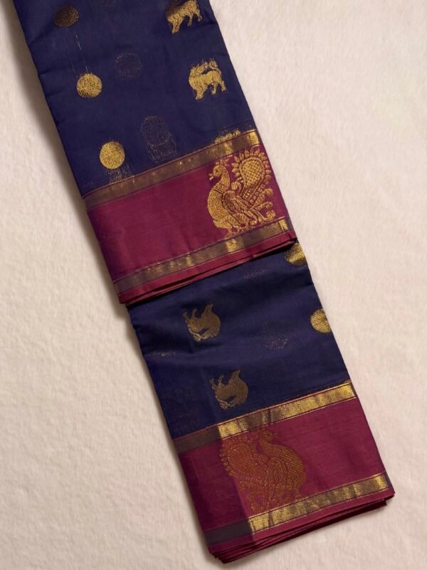 Grand Pallu Vintage Premium Kanchi Cotton Saree