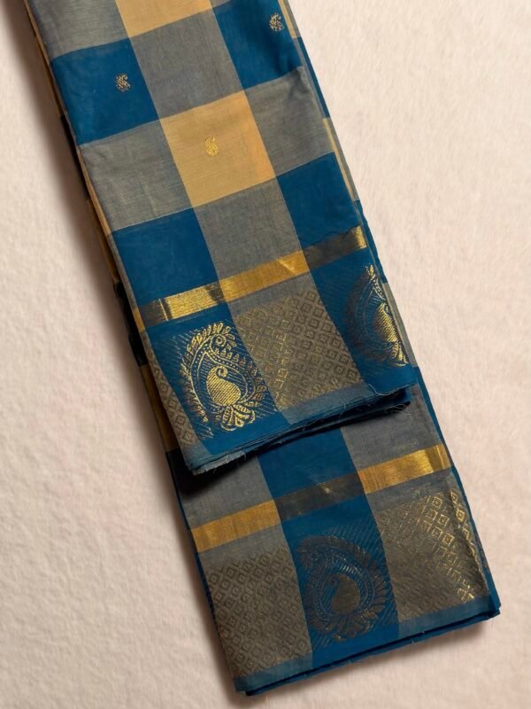 Madras Checks Premium Kanchi Cotton Saree