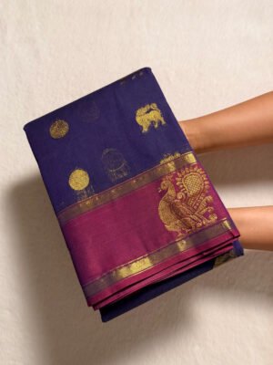Grand Pallu Vintage Premium Kanchi Cotton Saree