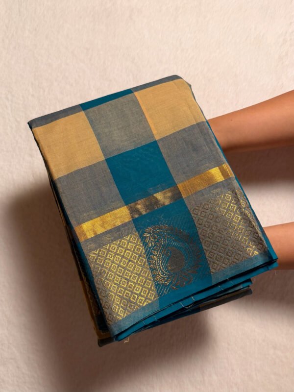 Madras Checks Premium Kanchi Cotton Saree